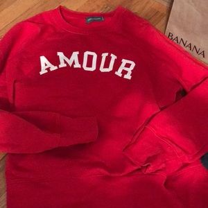 “Amour” sweatshirt
